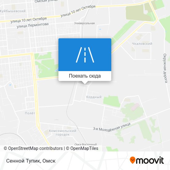 Карта Сенной Тупик