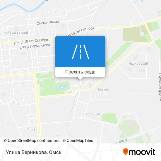 Карта Улица Берникова