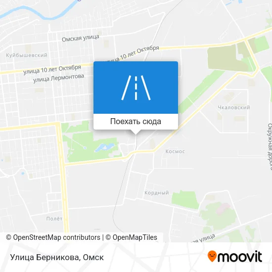 Карта Улица Берникова