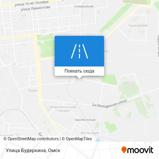 Карта Улица Будеркина