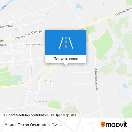 Карта Улица Петра Осминина