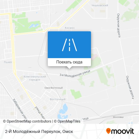 Карта 2-Й Молодёжный Переулок