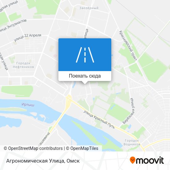 Карта Агрономическая Улица