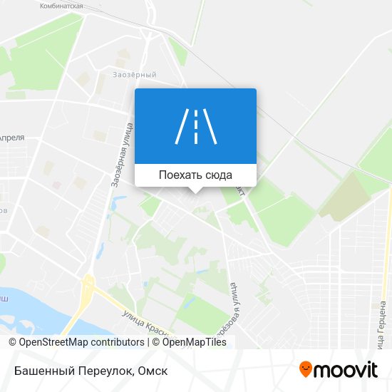 Карта Башенный Переулок