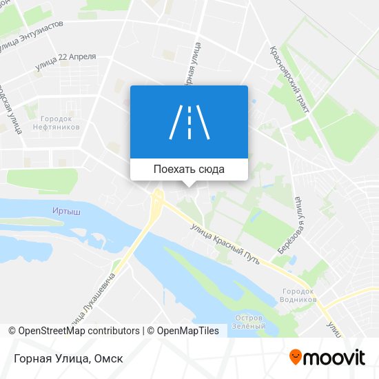 Карта Горная Улица