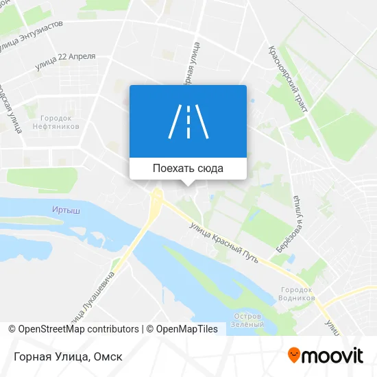 Карта Горная Улица