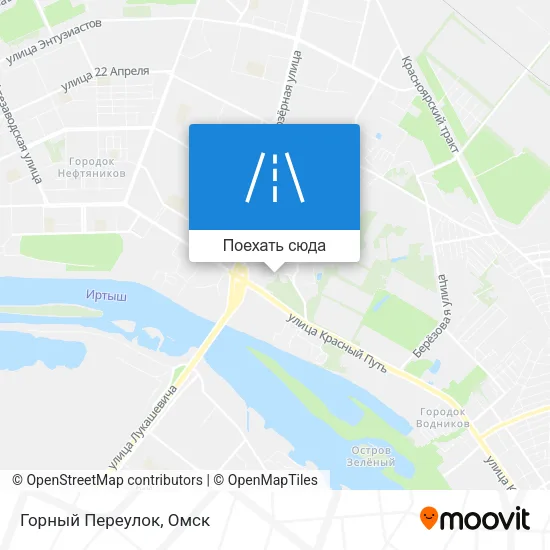 Карта Горный Переулок