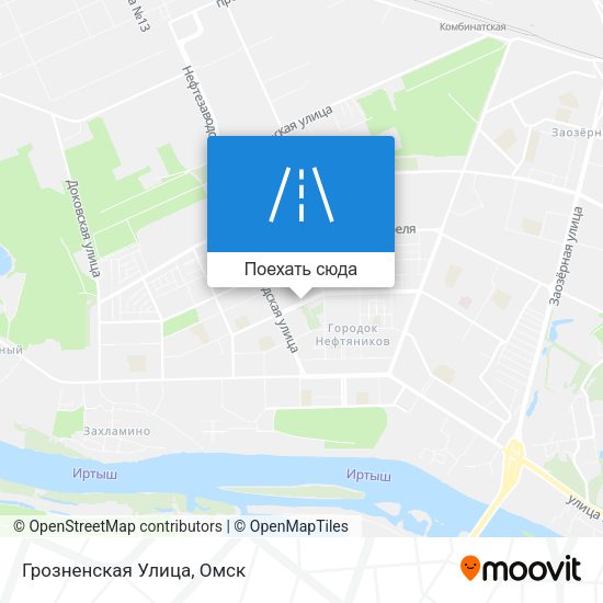 Карта Грозненская Улица
