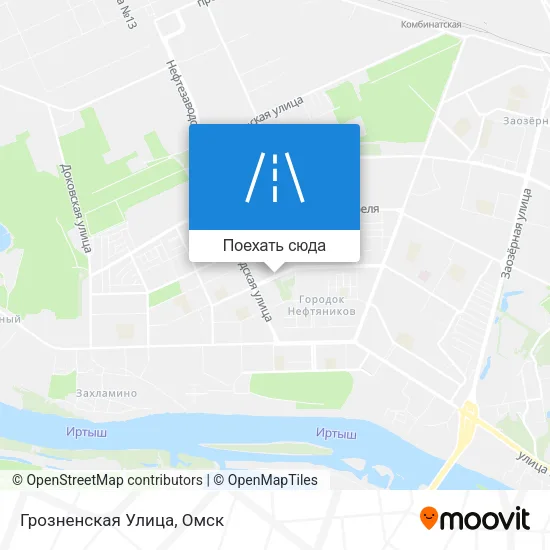 Карта Грозненская Улица