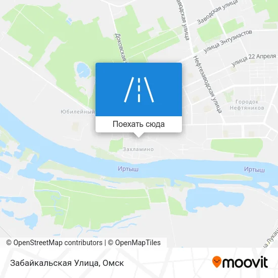 Карта Забайкальская Улица