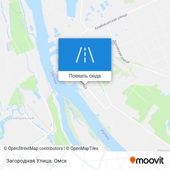 Карта Загородная Улица