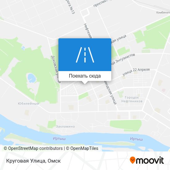 Карта Круговая Улица