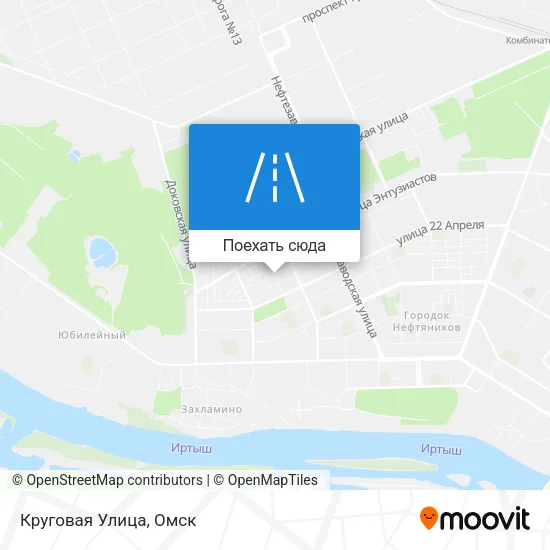 Карта Круговая Улица