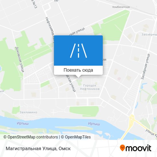 Карта Магистральная Улица