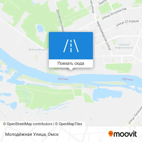 Карта Молодёжная Улица