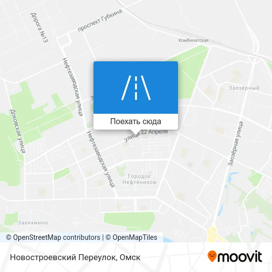 Карта Новостроевский Переулок