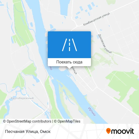 Карта Песчаная Улица