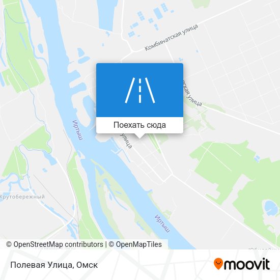 Карта Полевая Улица