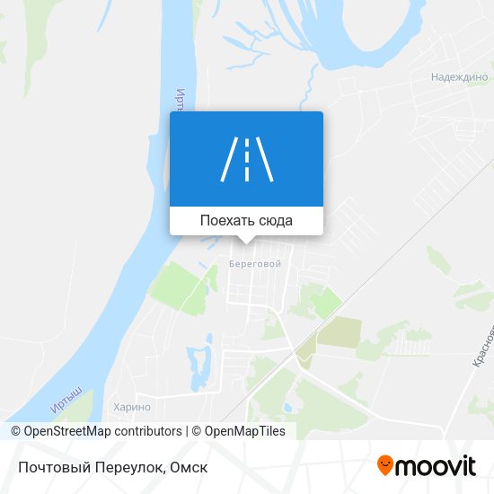 Карта Почтовый Переулок