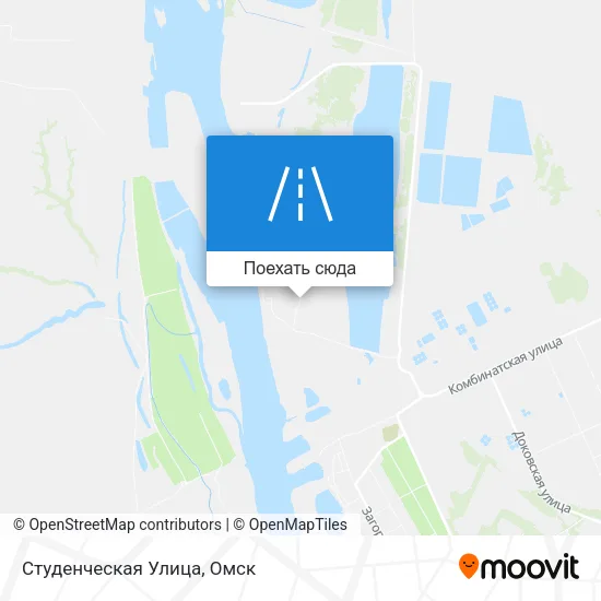 Карта Студенческая Улица