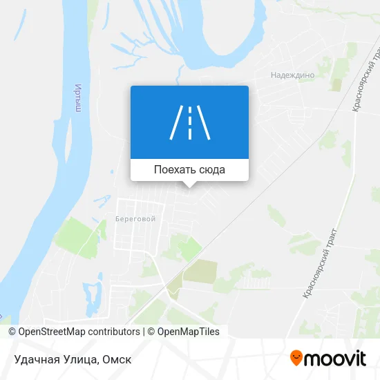 Карта Удачная Улица