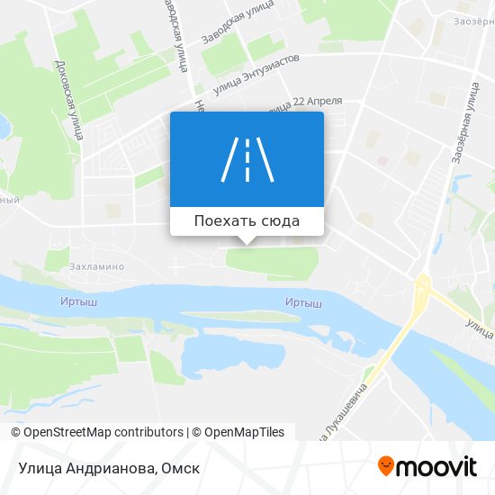 Карта Улица Андрианова
