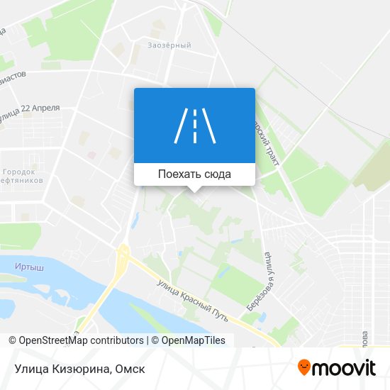 Карта Улица Кизюрина