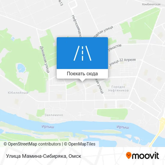 Карта Улица Мамина-Сибиряка