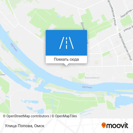 Карта Улица Попова