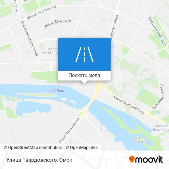 Карта Улица Твардовского