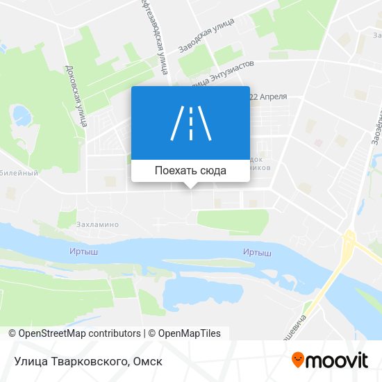 Карта Улица Тварковского