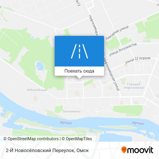 Карта 2-Й Новосёловский Переулок