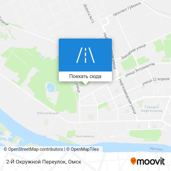 Карта 2-Й Окружной Переулок