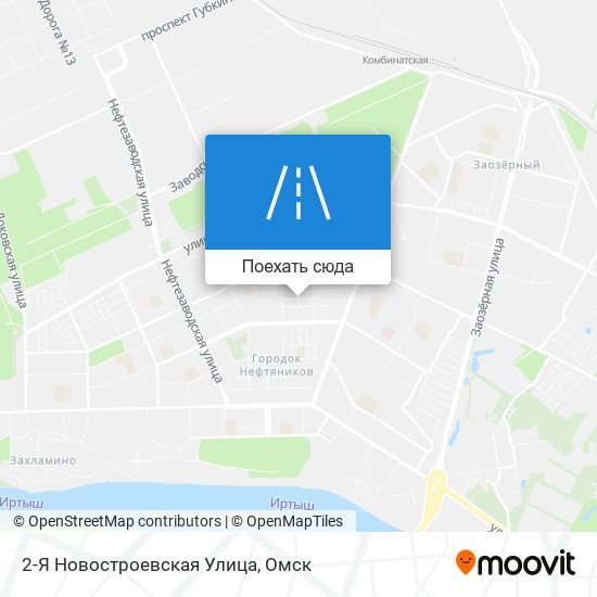 Карта 2-Я Новостроевская Улица