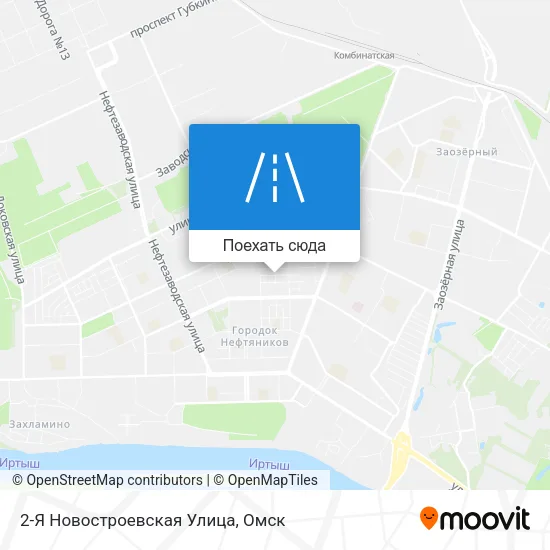 Карта 2-Я Новостроевская Улица