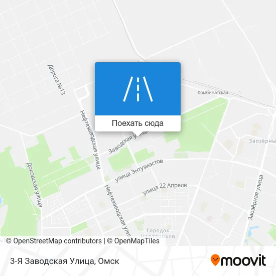 Карта 3-Я Заводская Улица