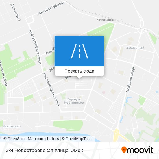 Карта 3-Я Новостроевская Улица