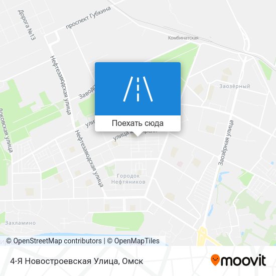 Карта 4-Я Новостроевская Улица