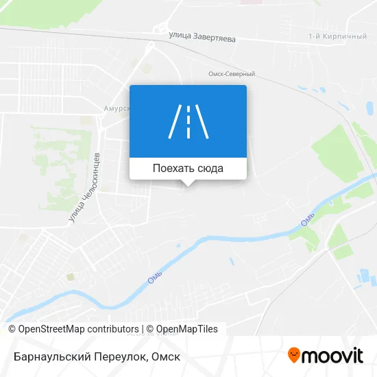 Карта Барнаульский Переулок