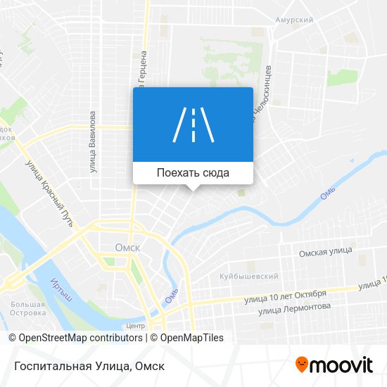 Карта Госпитальная Улица