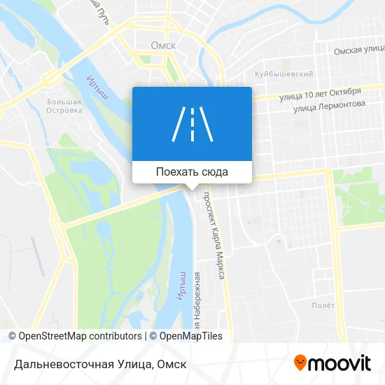Карта Дальневосточная Улица