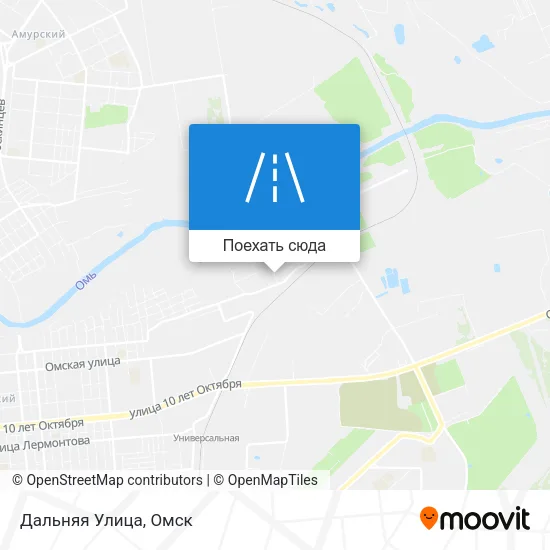 Карта Дальняя Улица