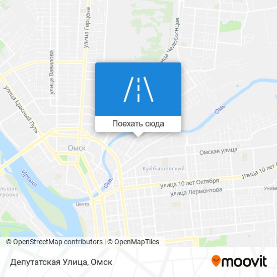 Карта Депутатская Улица