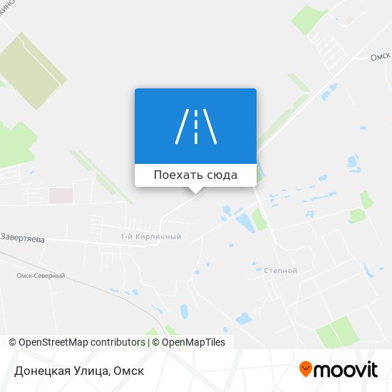 Карта Донецкая Улица