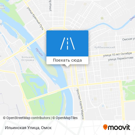Карта Ильинская Улица