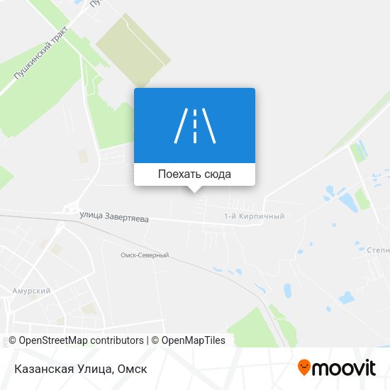 Карта Казанская Улица