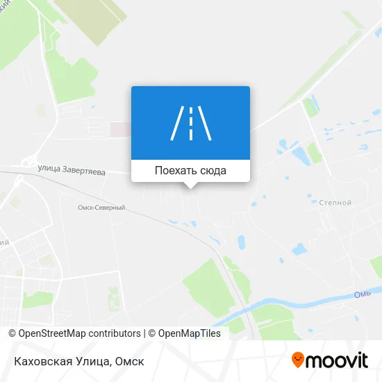 Карта Каховская Улица
