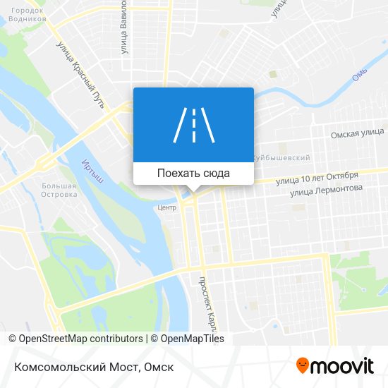 Карта Комсомольский Мост