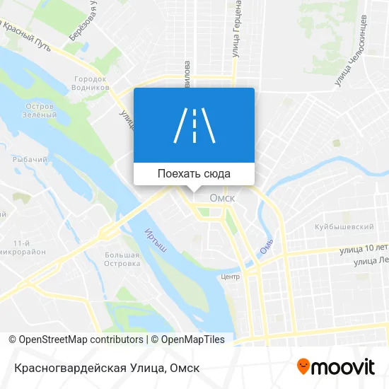 Карта Красногвардейская Улица