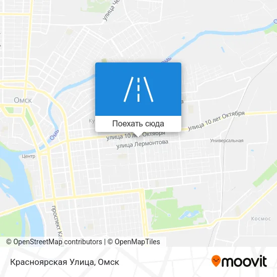 Карта Красноярская Улица
